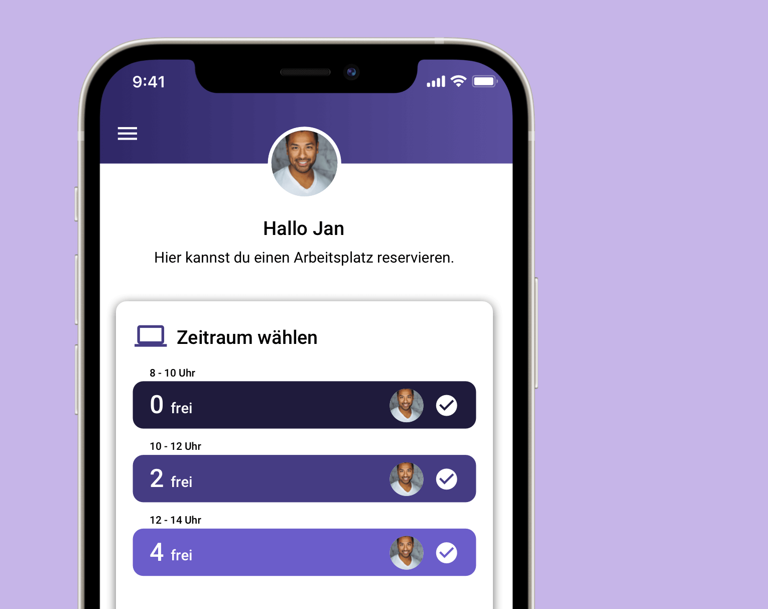 Einfaches Desk Sharing Buchungssystem per App und Browser